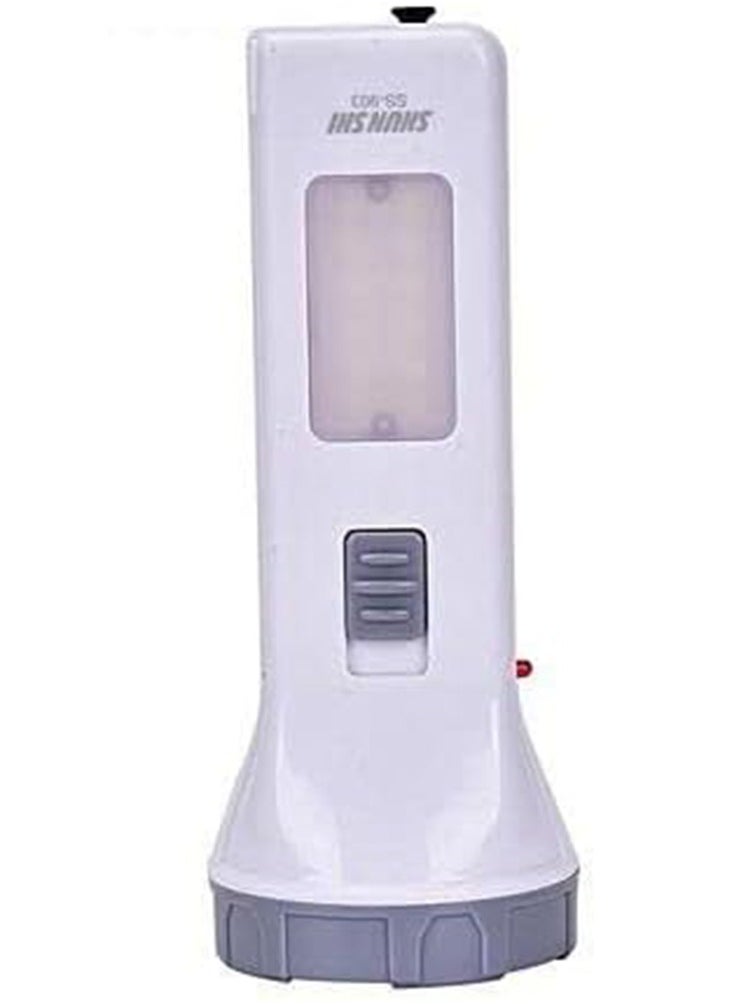Generic Emergency Light SS-903 Rechargeable LED Flashlight With 2 lighting modes  Grey and White  - Image 3