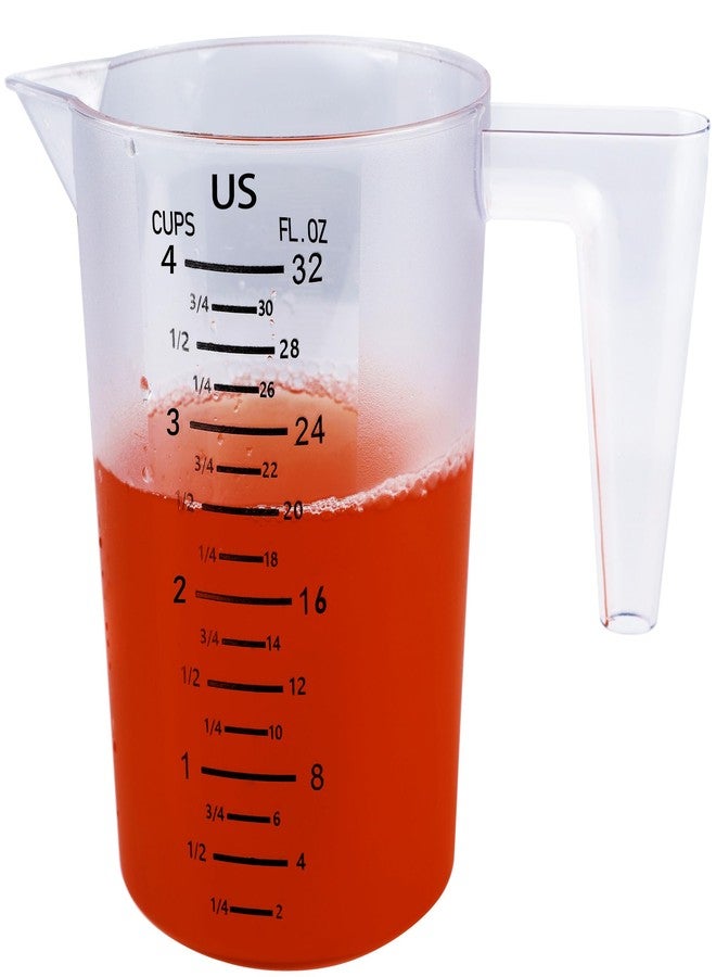 DOTINGHUX 4 Cup/32 Oz Measuring Cups, Clear, Strong Food Grade Liquid Measure Pitcher, for Home Hobbies/Professional Kitchen - Image 1