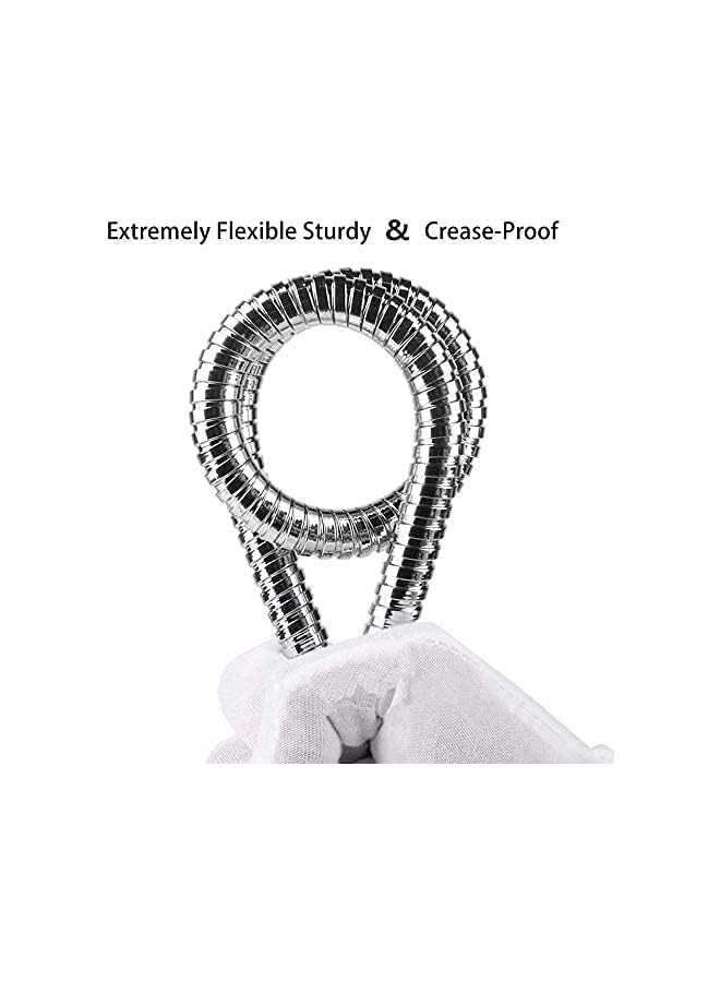 بروماس خرطوم مرن من الفولاذ المقاوم للصدأ للاستحمام وبخاخ البيديه (1.5 متر) - Image 3