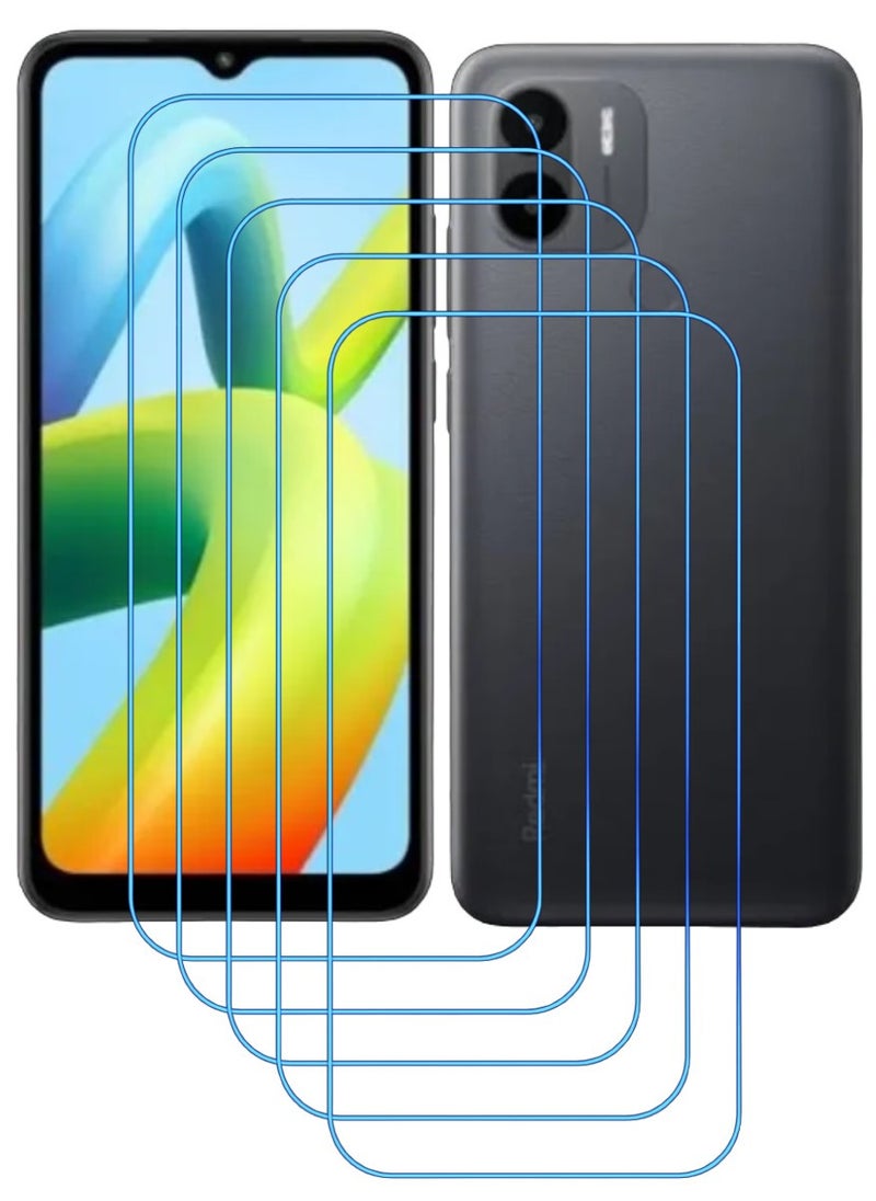 أكاليكس 5 قطع، حماية شاشة،  لهاتف شاومي ريدمي +A1 ، جودة ممتازة. - Image 1