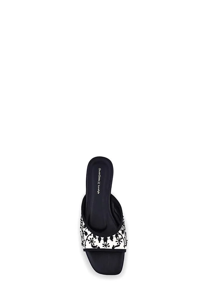 IconStyle Womens branch pattern slide sandals