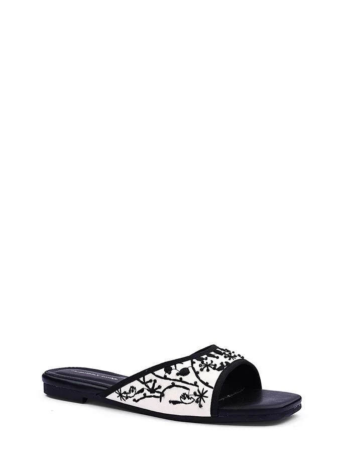IconStyle Womens branch pattern slide sandals