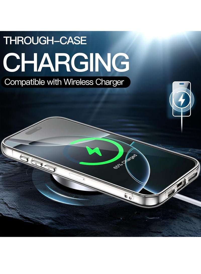 BORTONY iPhone 16 Pro Cover 6.3 inch Crytsal Clear TPU Anti Scratch Slim Thin iPhone 16 Pro Case Shockproof Protective Case for iPhone 16 Pro - Image 4