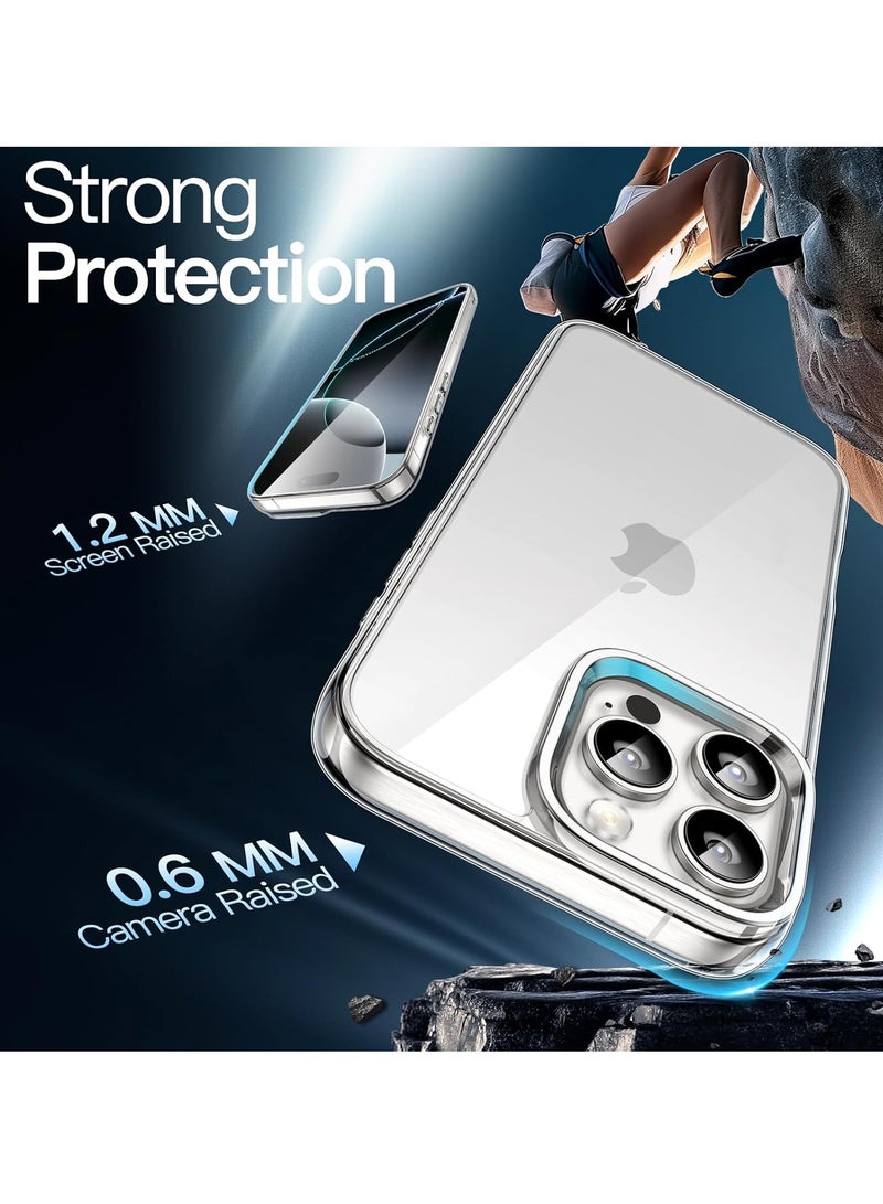 BORTONY iPhone 16 Pro Cover 6.3 inch Crytsal Clear TPU Anti Scratch Slim Thin iPhone 16 Pro Case Shockproof Protective Case for iPhone 16 Pro - Image 5