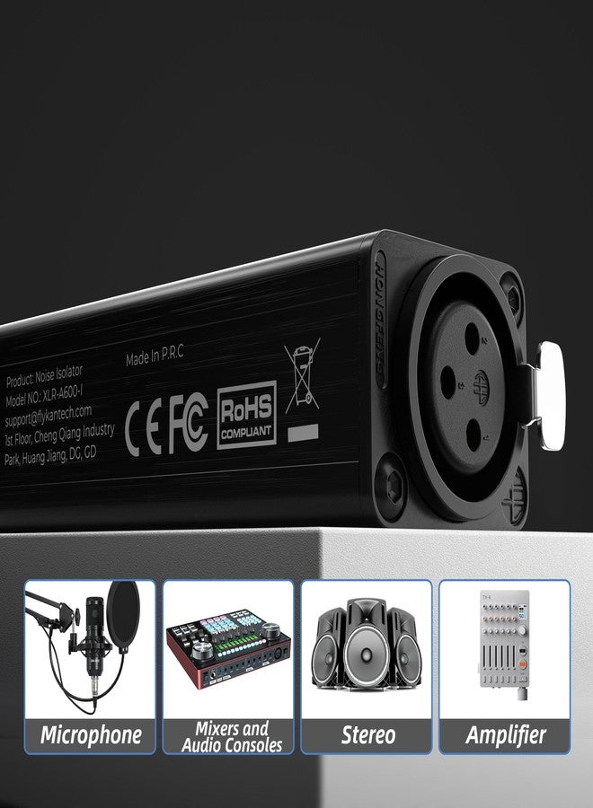 FLY KAN Audio Cable Isolator XLR Eliminates Noise Ground Loop Audio Isolator Eliminates Noise - Image 3