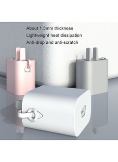 HuHa For Apple 5W AC01 Charger Silicone Protective Cover(Pink)  - Image 3