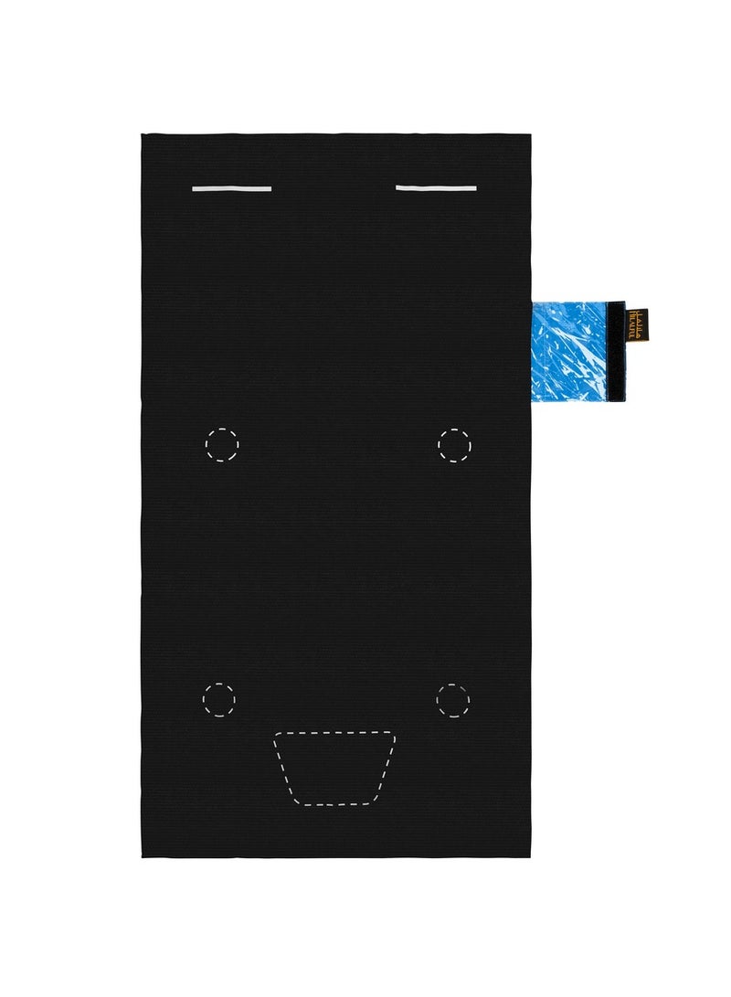 HilalFul Roll Out And Pray - Electric Blue | Muslim Praying Rug for Kids/Children | Water Resistant | Anti-Slip | Islamic Gift for Eid, Ramadan | For Travel | Lightweight - Image 2