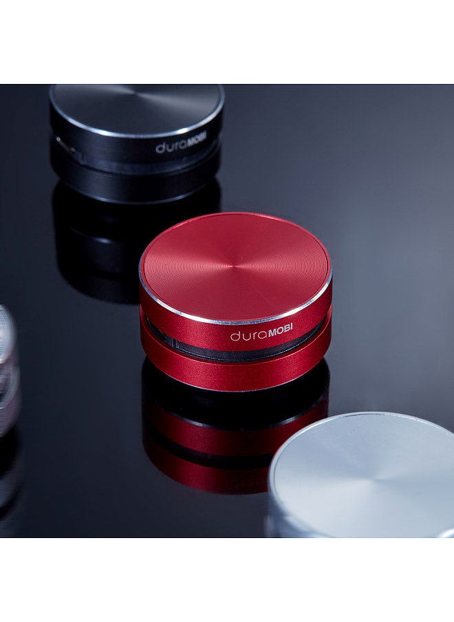 dura MOBI - 1 Pack Wirelessly BT Speaker Bone Conduction Speakers Mini Portable Loud Stereo Sound Built-in Mic Sound Box Red - Image 1