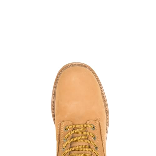 Wolverine Men’s Floorhand Waterproof 6” Steel-Toe Work Boot, Wheat, 12 X-Wide - Image 5