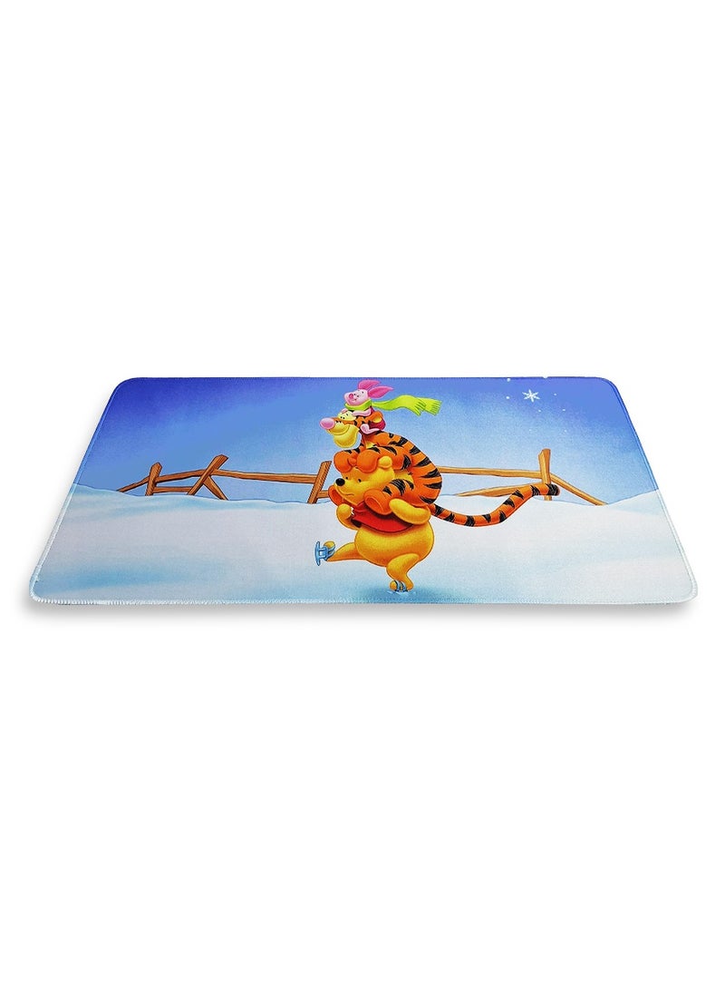 Generic Large Gaming Mouse Pad, Winnie the Pooh Cartoon (60cm x 30cm x 2mm), Extended Thickened Mouse Mat Waterproof Non-Slip Spill-Proof Mouse Mat with Special Textured Surface, Anti-wear Stitched Edges for Keyboard and PC  - Image 2