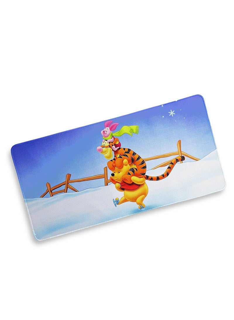 Generic Large Gaming Mouse Pad, Winnie the Pooh Cartoon (60cm x 30cm x 2mm), Extended Thickened Mouse Mat Waterproof Non-Slip Spill-Proof Mouse Mat with Special Textured Surface, Anti-wear Stitched Edges for Keyboard and PC  - Image 3