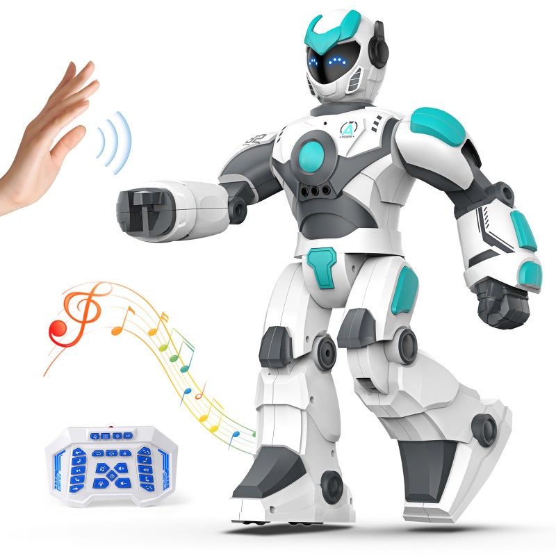 VATOS Remote Control Robot for Kids Extra Large 154 Programmable RC Robot Toy with Sing Dance Gesture Sensing Voice Control Rechargeable Smart Toy for Boys Girls Toddler 3 4 5 6 8 - Image 4