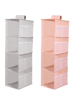 4-Shelf Hanging Closet Organizer Pink 80x30x22cm - pzsku/ZBEC0C83BCB79F93912D9Z/45/_/1657700491/cc5b8d26-9efc-46c5-b2b5-96b6a642af89