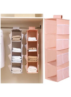 4-Shelf Hanging Closet Organizer Pink 80x30x22cm - pzsku/ZBEC0C83BCB79F93912D9Z/45/_/1657700491/dc321c80-99e7-4ac4-b9a0-d60f8efdec39