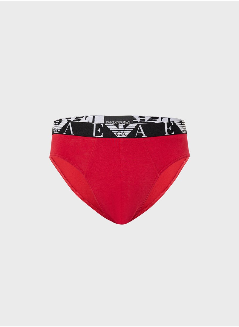 EMPORIO ARMANI 3 Pack Logo Band Boxers  - Image 2