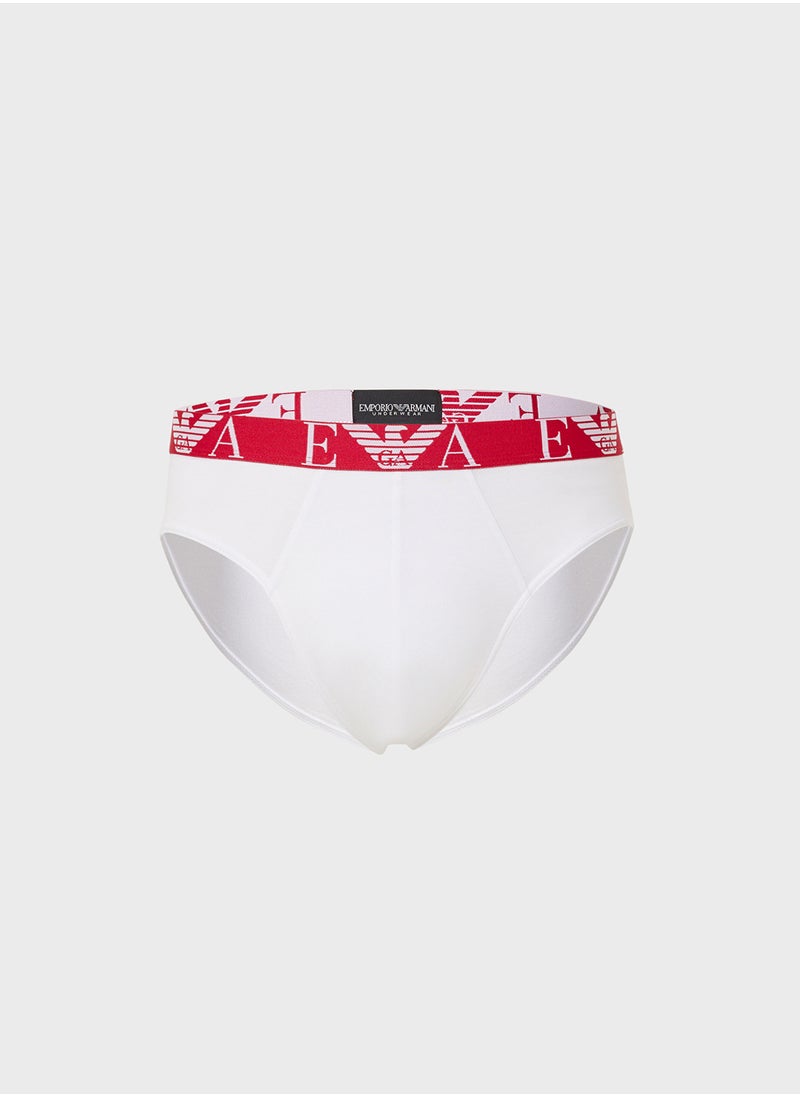 EMPORIO ARMANI 3 Pack Logo Band Boxers  - Image 3