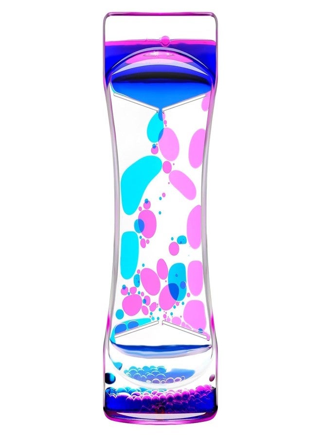 GRILAX Liquid Motion Bubbler 2 in 1 | Ideal Sensory Toy for Kids and Adults,Calming Relaxing Colorful Liquid Hourglass,Fidget Toys with Anxiety Autism,Office Desktop Decor | Pack of 1 - Image 1
