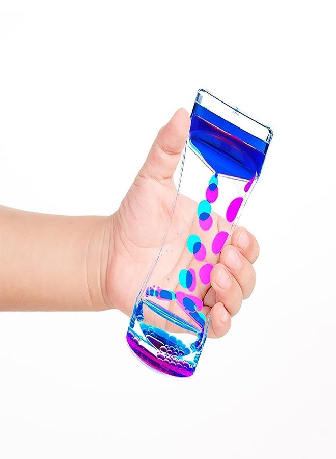 GRILAX Liquid Motion Bubbler 2 in 1 | Ideal Sensory Toy for Kids and Adults,Calming Relaxing Colorful Liquid Hourglass,Fidget Toys with Anxiety Autism,Office Desktop Decor | Pack of 1 - Image 3