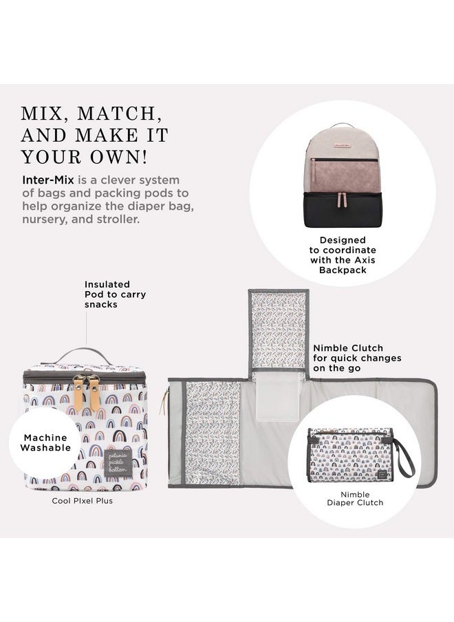 petunia pickle bottom - Intermix Deluxe Kit | 3In1 Grid Caddy Organizer W/Lightweight Packing Cubes | Keep Everything Organized In Diaper Bag, Stroller, Or Nursery Unity - Image 1