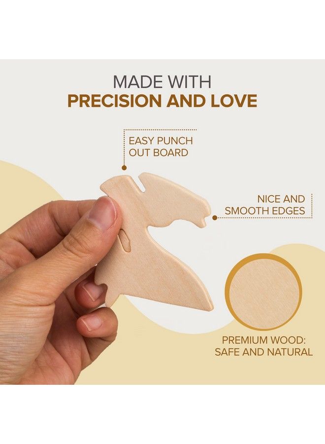 Hands Craft Diy 3D Wooden Puzzle 6 Assorted Dinosaur Bundle Pack Set Brain Teaser Puzzles Educational Stem Toy Adults And Kids To Build Safe And Non Toxic Easy Punch Out Premium Wood Jp2B1  - Image 5