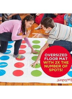 HASBRO - GAMING Party Game – 2+ Players – Ages 6+ – Action Game – Twister Ultimate (Bigger Mat, More Fun!)  - Image 2