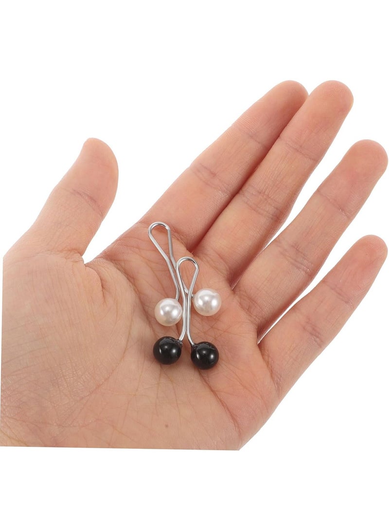 مجموعة 24 دبوس بروش حجاب لؤلؤي للنساء مشابك حجاب بدون إبر مشابك لؤلؤية للشال وغطاء الرأس اكسسوارات حجاب أنيقة - Image 4