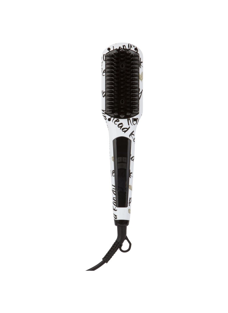 Head Kandy Head Kandy One Upper Hair Straightening Brush with Heat  Hot Brush with Ceramic Plating  Anti Scald Technology  Kandy Love 