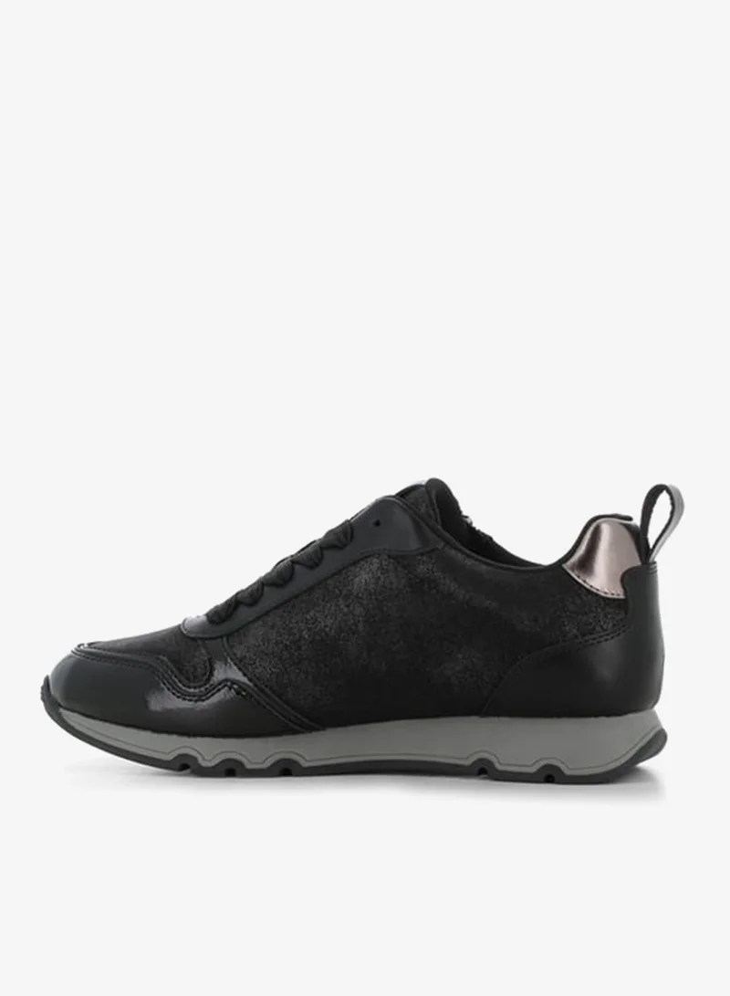 SJ Women's Panelled Shoes with Lace-Up Closure and Zip Detail