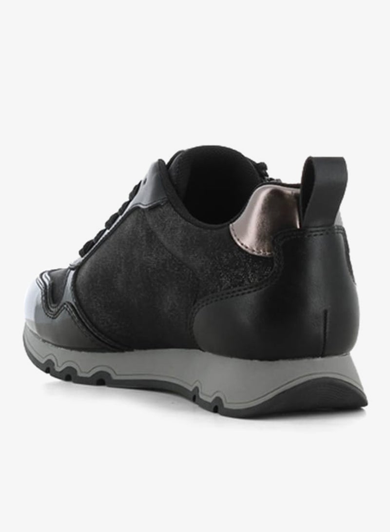 SJ Women's Panelled Shoes with Lace-Up Closure and Zip Detail - Image 4