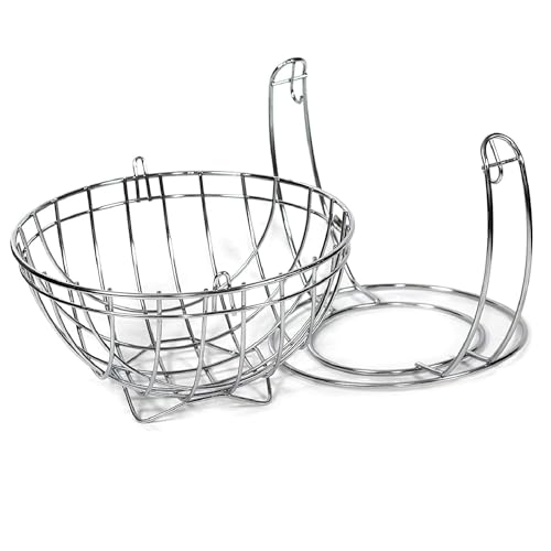 EMNDR Fruit Basket Fruit Drain Basket Home Iron Fruit Bowl Storage Holder Storage Basket Steel Bowl Kitchen Storage Container - Image 4