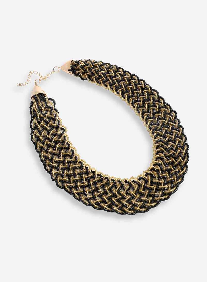 سوهي قلادة مصممة للحفلات مطلية بالذهب