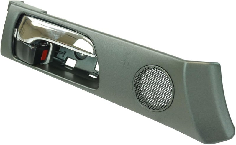 TRQ Front Right Interior Door Handle Chrome & Black Passenger Side Compatible with 2002-2003 Lexus ES300 2004-2006 ES330 - Image 3