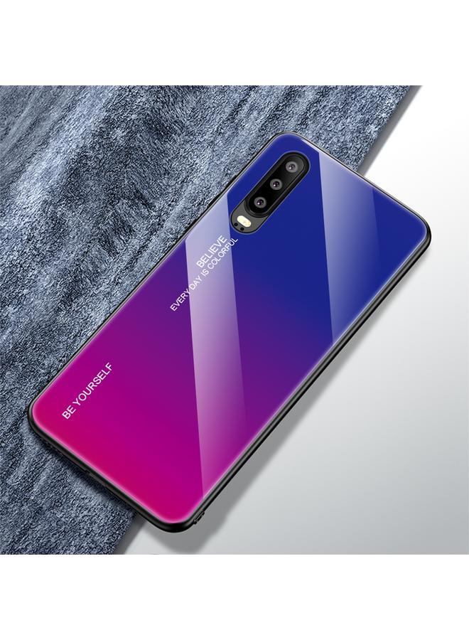 Zaboon Case For Huawei P30 Gradient Color Glass Case - Image 2