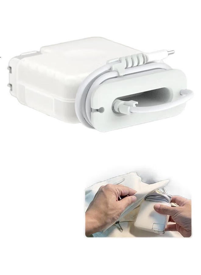 Mryc Apple Computer Charger Protective Case, Macbook Air/Pro Laptop Power Adapter Cover, Data Cable Storage Winder [60W/61W/67W] - Image 2