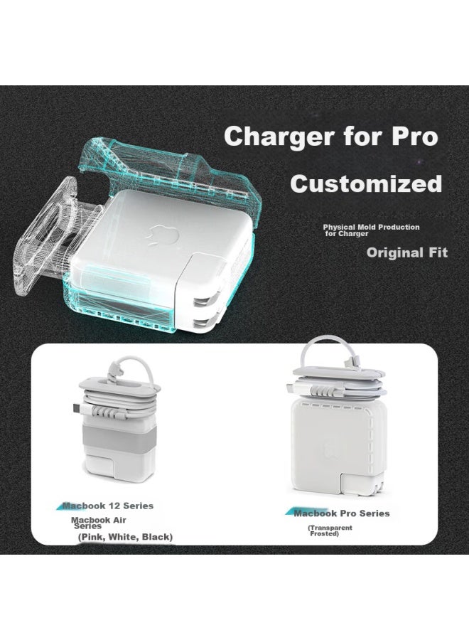 Mryc Apple Computer Charger Protective Case, Macbook Air/pro Laptop Power Adapter Cover, Data Cable Storage Winder - Image 5