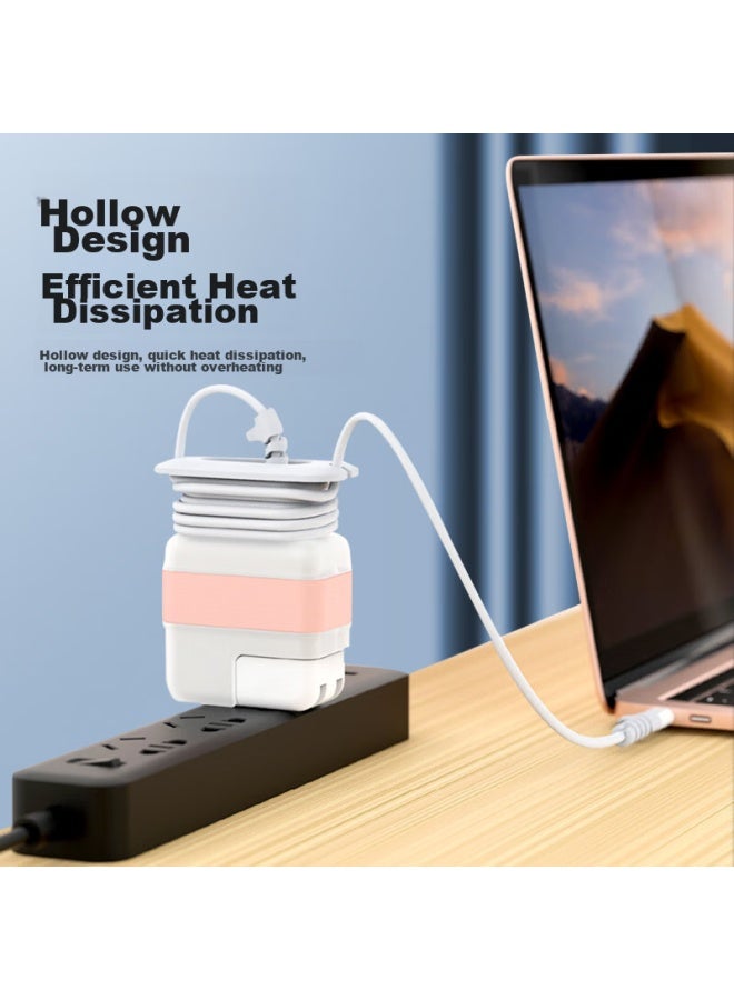 Mryc Apple Computer Charger Protective Case, Macbook Air/pro Laptop Power Adapter Cover, Data Cable Storage Winder - Image 1