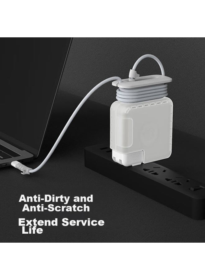 Mryc Apple Computer Charger Protective Case, Macbook Air/pro Laptop Power Adapter Cover, Data Cable Storage Winder - Image 4