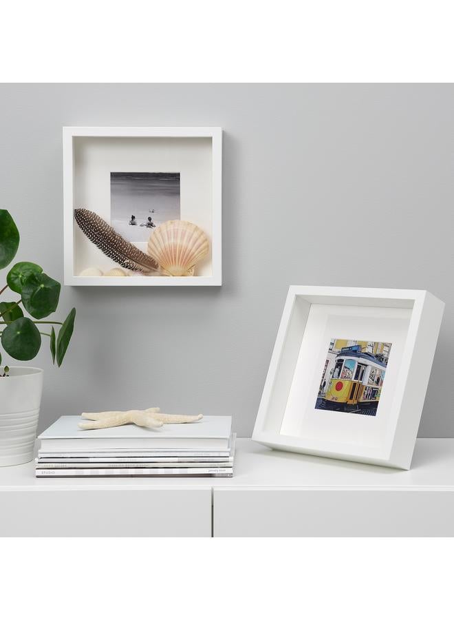 زبون إطار، أبيض، 25×25 سم - Image 2