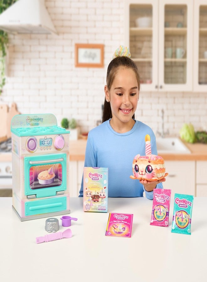 Cookeez Makery فرن حلوى الحفلات من كوكيز ميكري، امزجي مزيج العناق يا صديقتي! سخني مزيج العجين واصنعي كعكة عيد ميلاد تفاعلية دافئة وعطرة، ما هي الحلوى التي ستختارينها؟ - Image 2