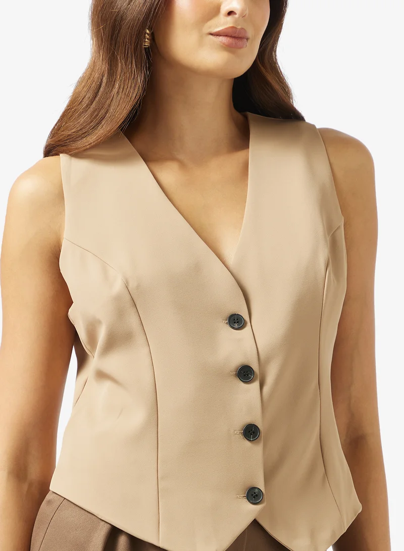 ELLA  Tailored Sleevelss Vest for Women | Best Price UAE