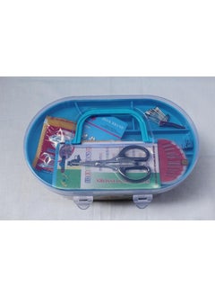 KEPY THE MALL KEPY The MALL Portable Big Size 37 thread box Sewing kit Box Thread Spools Scissor Threader 70 Dress Hook Chowk Sefty Pin Opener Seam Ripper 24 Needles Set Tape Measure for DIY Beginners Emergency Travel Home  - Image 4