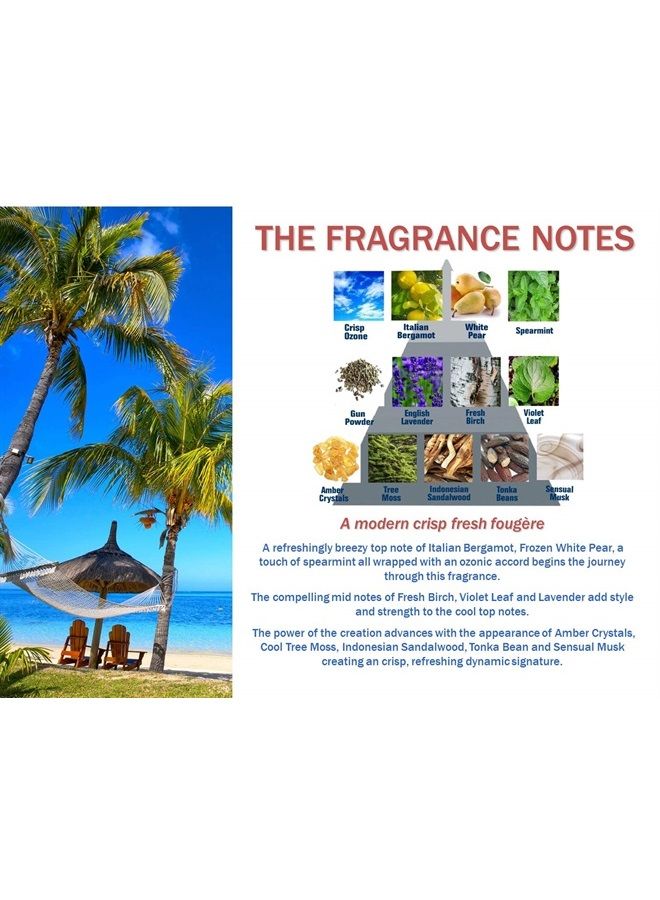 PERRY ELLIS 360 Very Blue For Men Eau De Toilette Spray 3.4 Ounce - Image 2