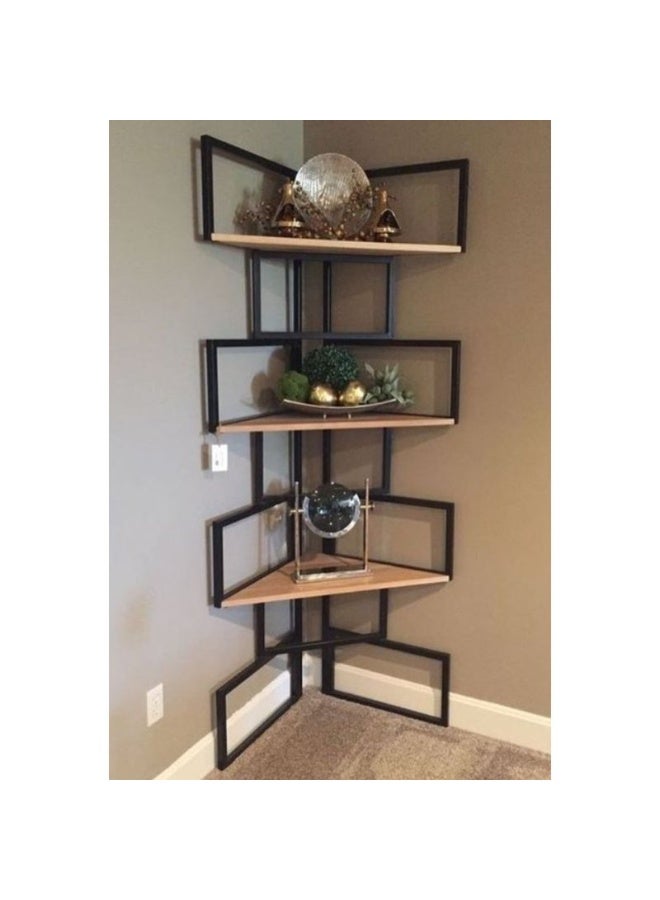 كوفي كورنر مودرن يصلح كاديكور للتحف  الخامه الرئاسيه:حديد لون الطلاء:اسود  خامه الارفف:خشب طول:43 عمق:43 ارتفاع:160