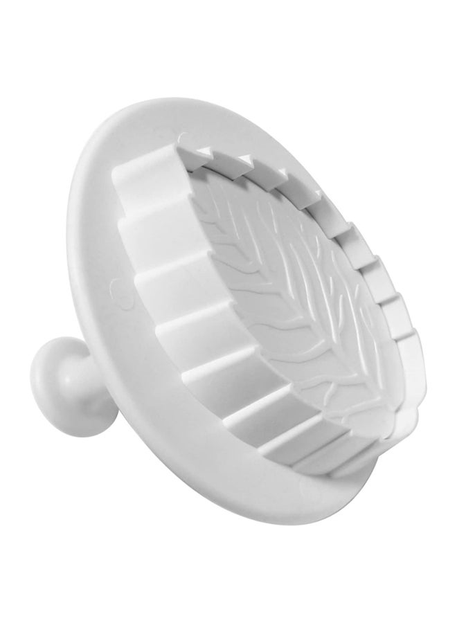 PME 3-Piece Rose Leaf Plunger Cutter Set White - Image 3