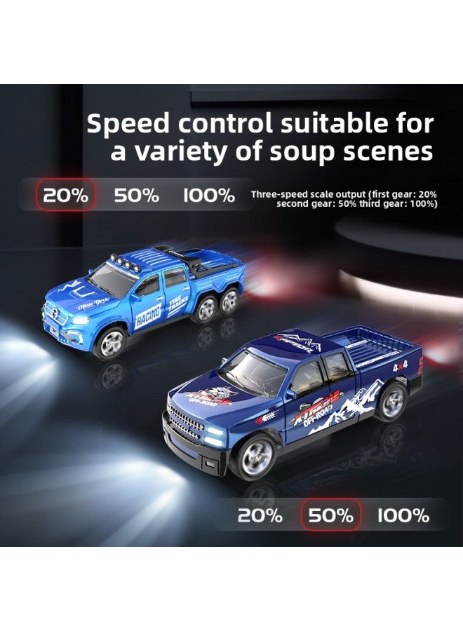 Children's Toy Long Endurance Alloy Remote Control Pickup Truck Charging High Precision Mini Simulation Car Model-Color:Y931617Remote Control Car - Image 3