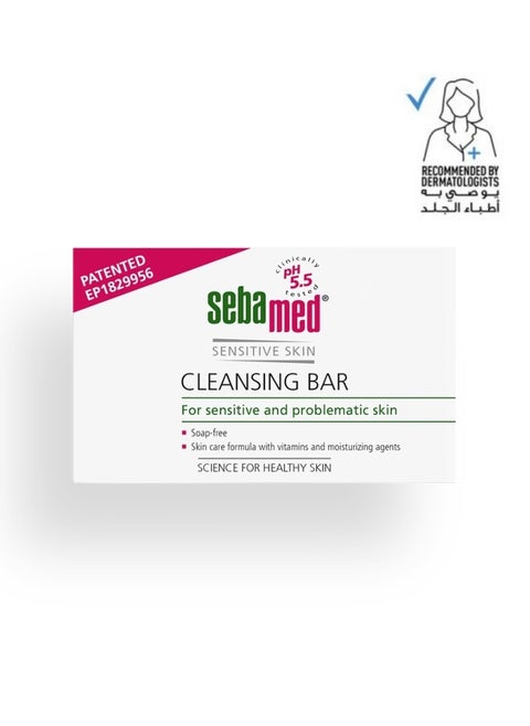 Cleansing Bar Soap Free PH 5.5 for Sensitve And problematic Skin 150g