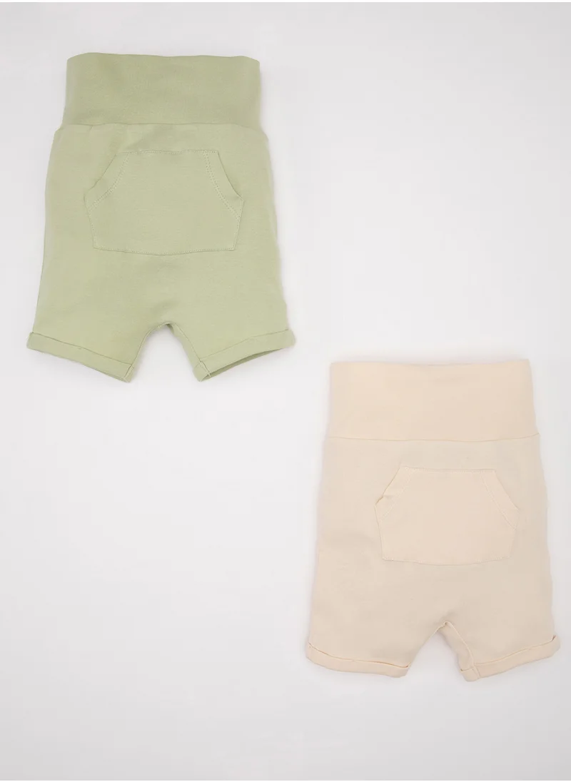 ديفاكتو Ribbed 2-Pack Shorts