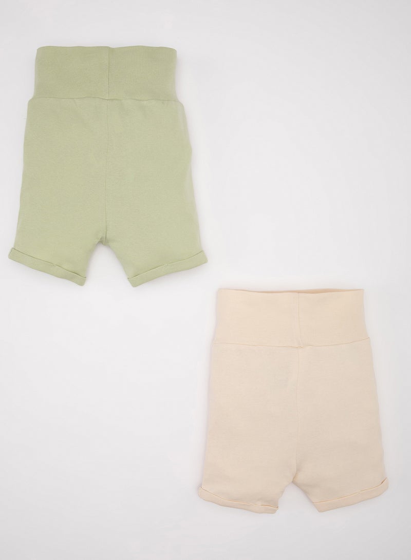DeFacto Ribbed 2-Pack Shorts  - Image 2