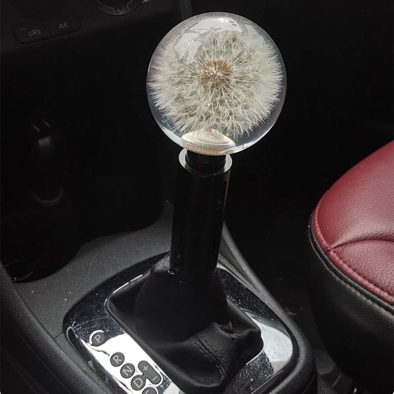 Sakali Crystal Ball Gear Shift Knob with Dandelions - Image 5