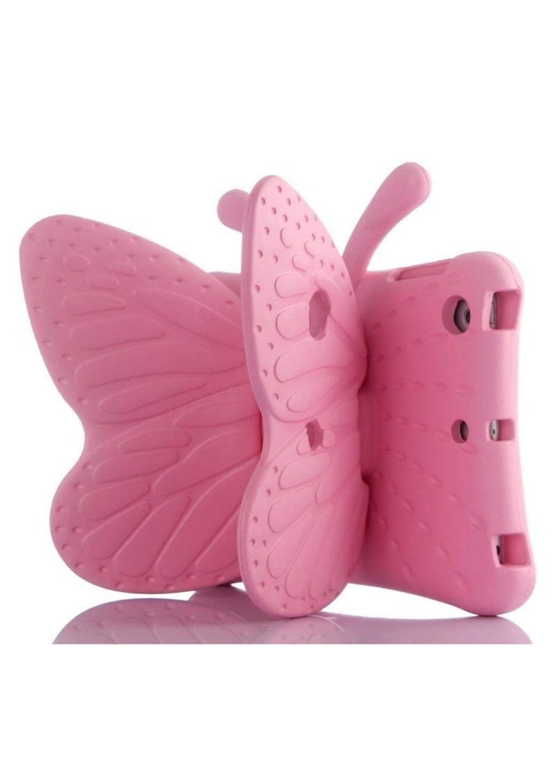iPad 10.2 Inch Case for Kids(2021/2020/2019 Model,9/8/7 Generation), Shockproof Kickstand Butterfly Cover Non-Toxic EVA Foam Wings Kid-Proof Rugged Bumper Boy Girl Gift for iPad 10.2